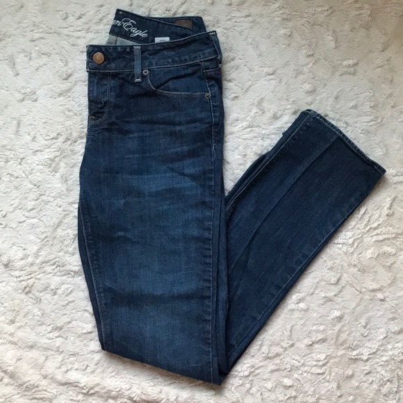 American Eagle Outfitters Denim - American Eagle 77 straight 8 Long
